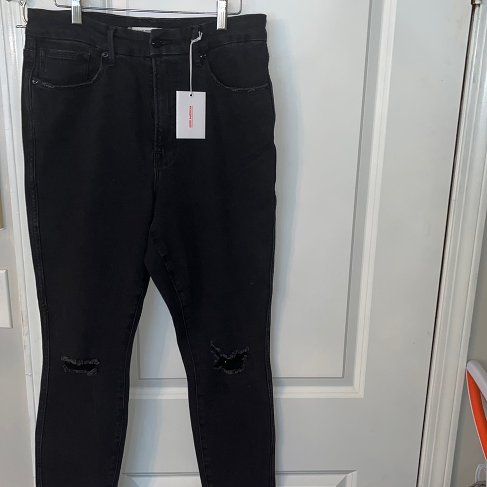 Good American Womens high rise jeans